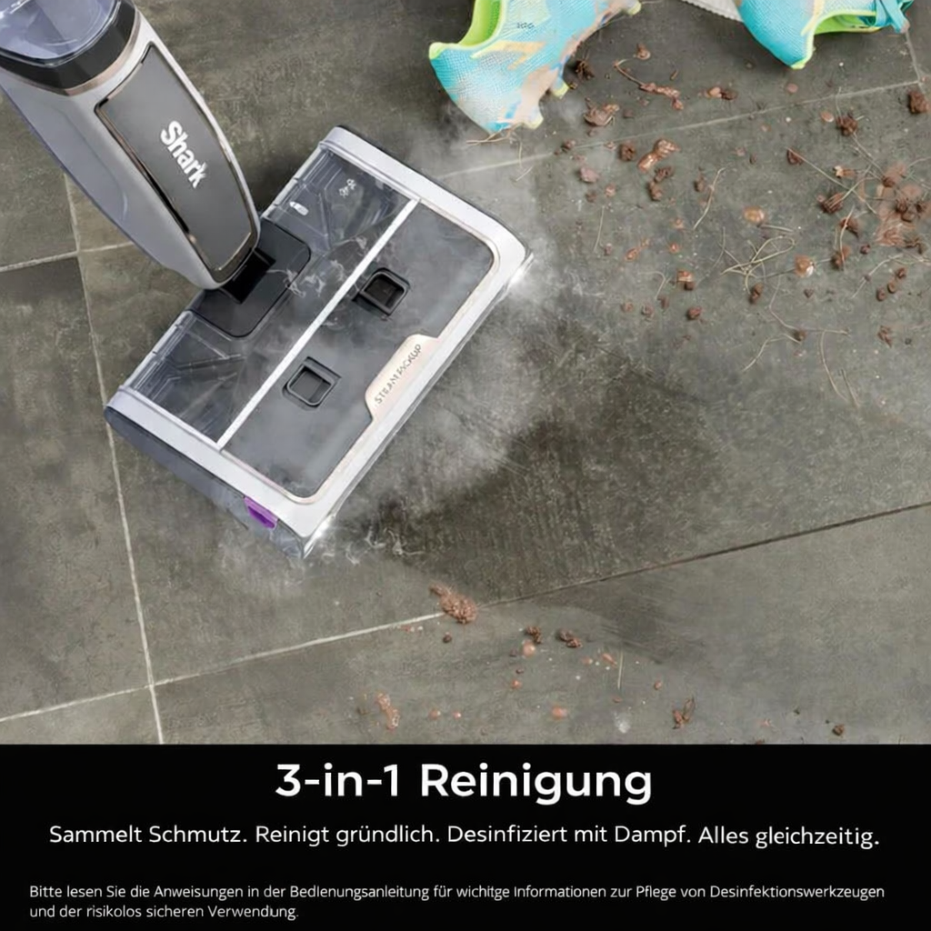 Shark Steam Pickup: Kompakter und ultraleichter 3-in-1-Reiniger